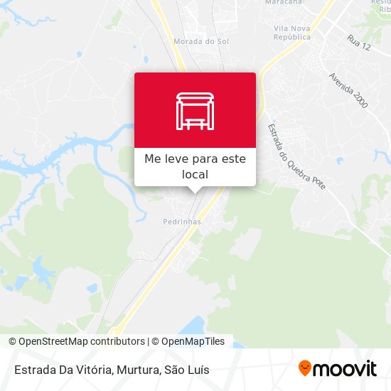 Estrada Da Vitória, Murtura mapa