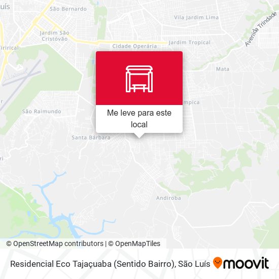 Residencial Eco Tajaçuaba (Sentido Bairro) mapa