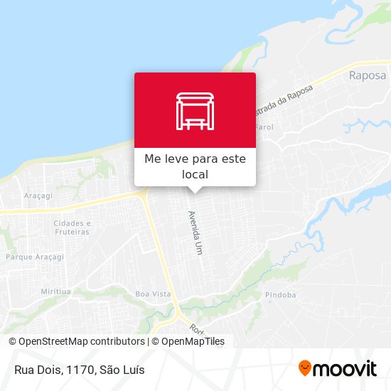 Rua Dois, 1170 mapa