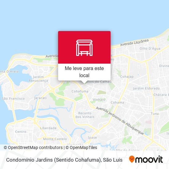 Condomínio Jardins (Sentido Cohafuma) mapa