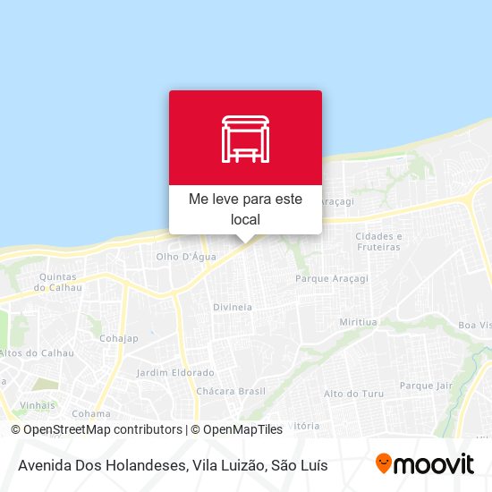 Avenida Dos Holandeses, Vila Luizão mapa