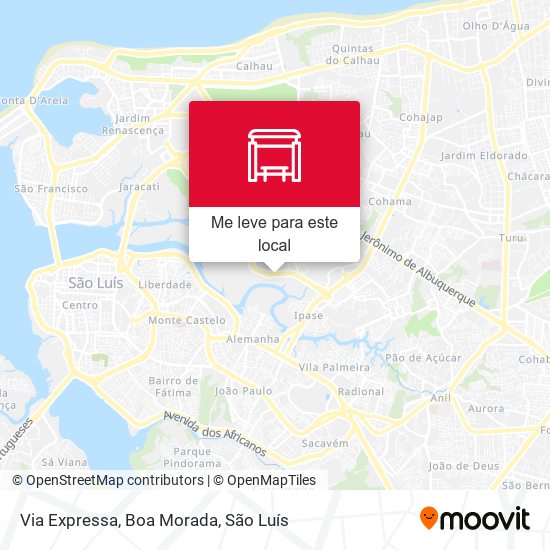 Via Expressa, Boa Morada mapa