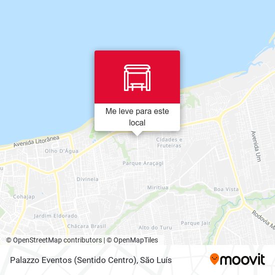Palazzo Eventos (Sentido Centro) mapa