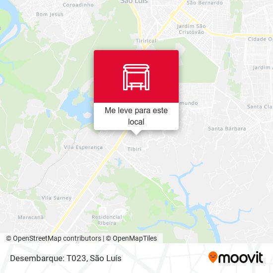 Desembarque: T023 mapa
