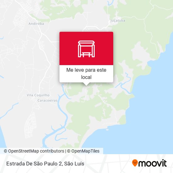 Estrada De São Paulo 2 mapa