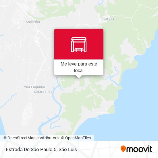 Estrada De São Paulo 5 mapa