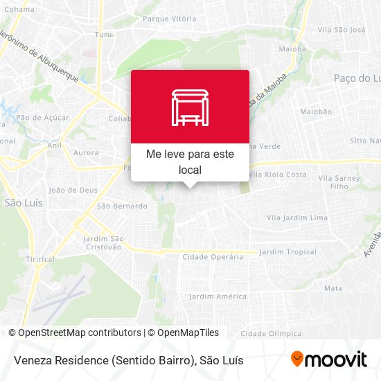 Veneza Residence (Sentido Bairro) mapa