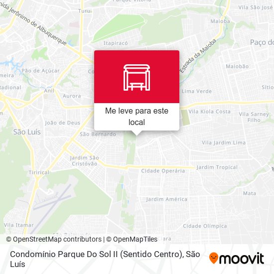 Condomínio Parque Do Sol II (Sentido Centro) mapa