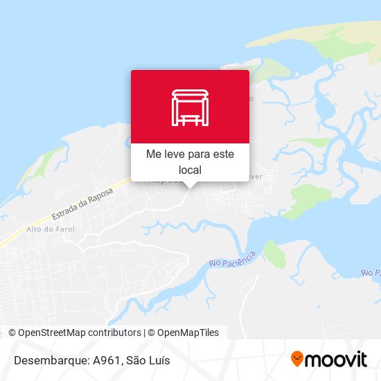 Desembarque: A961 mapa