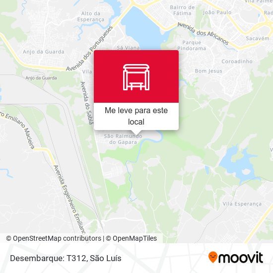 Desembarque: T312 mapa