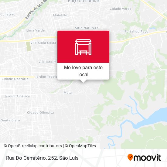Rua Do Cemitério, 252 mapa