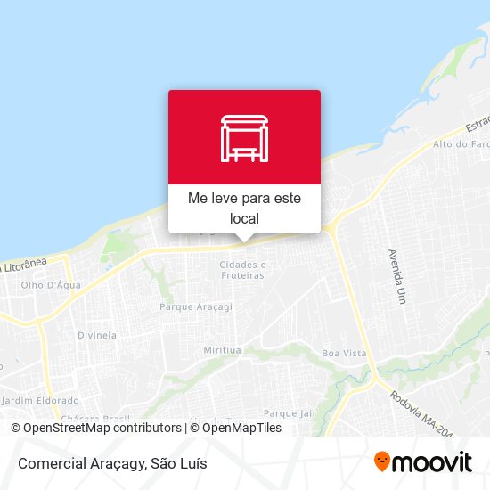 Comercial Araçagy mapa