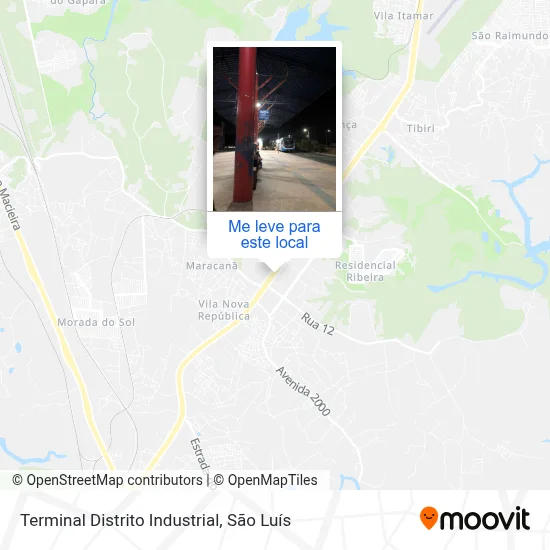 Terminal Distrito Industrial mapa