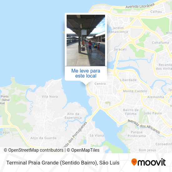 Terminal Praia Grande (Sentido Bairro) mapa