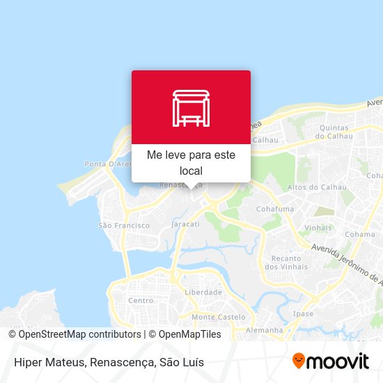Hiper Mateus, Renascença mapa