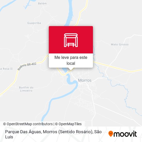 Parque Das Águas, Morros (Sentido Rosário) mapa