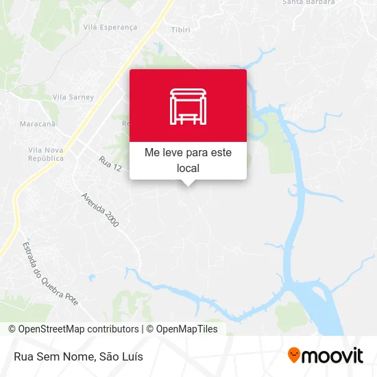 Rua Sem Nome mapa