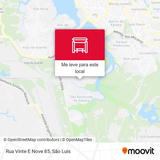 Rua Vinte E Nove 85 mapa