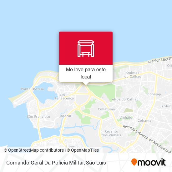 Comando Geral Da Polícia Militar mapa