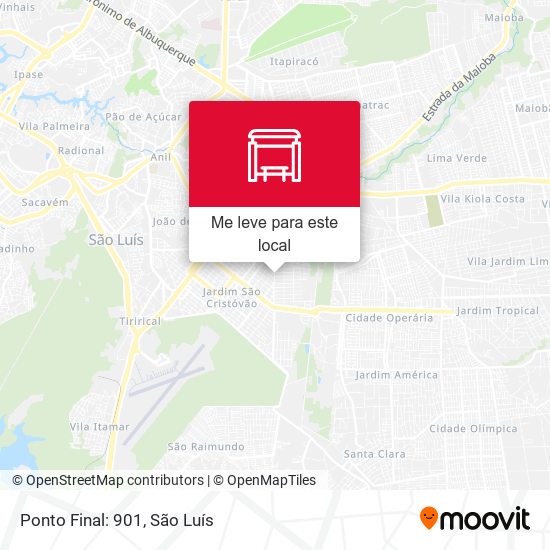 Ponto Final: 901 mapa