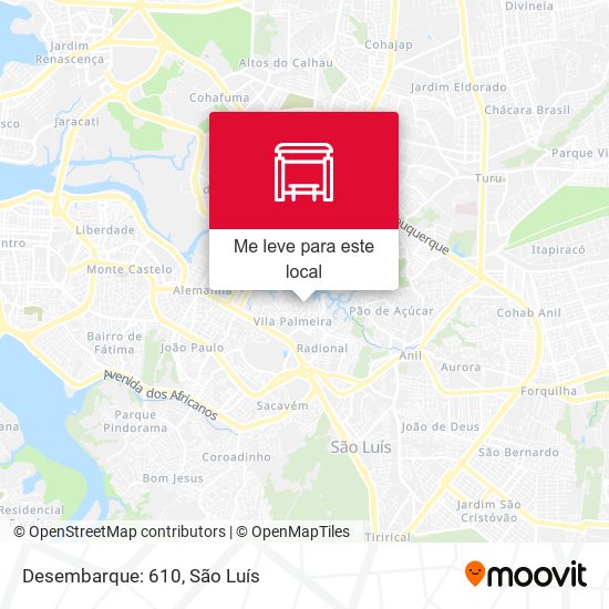 Desembarque: 610 mapa