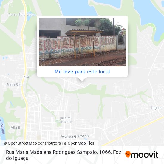 Rua Maria Madalena Rodrigues Sampaio, 1066 mapa