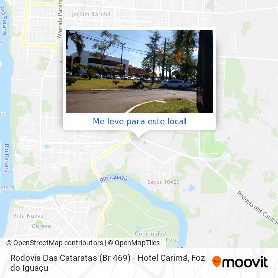 Rodovia Das Cataratas (Br 469) - Hotel Carimã mapa