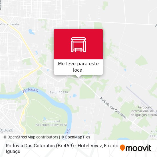 Rodovia Das Cataratas (Br 469) - Hotel Vivaz mapa