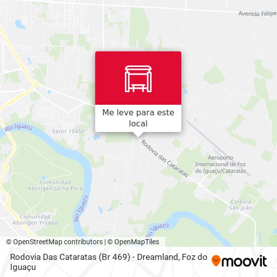 Rodovia Das Cataratas (Br 469) - Dreamland mapa