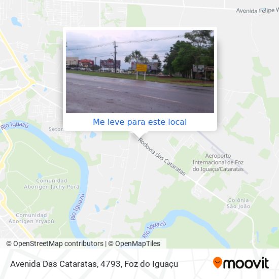 Avenida Das Cataratas, 4793 mapa