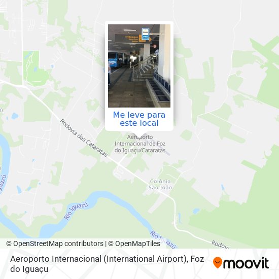 Aeroporto Internacional (International Airport) mapa