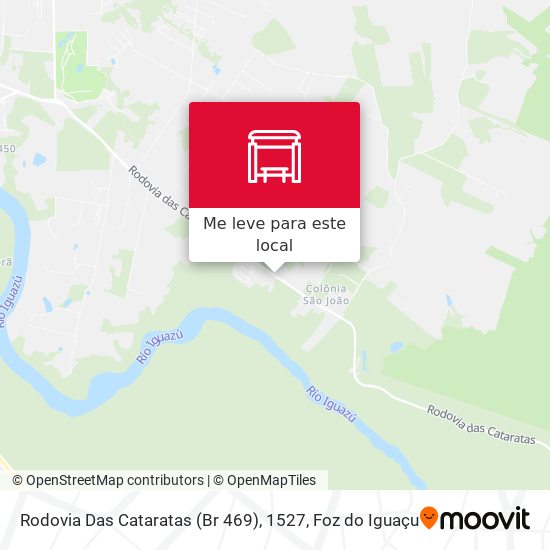 Rodovia Das Cataratas (Br 469), 1527 mapa