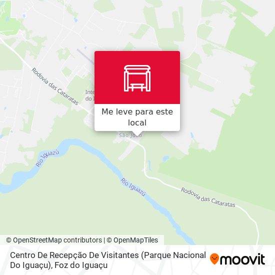 Centro De Recepção De Visitantes (Parque Nacional Do Iguaçu) mapa