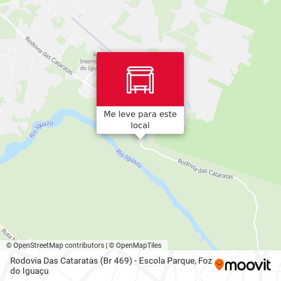 Rodovia Das Cataratas (Br 469) - Escola Parque mapa