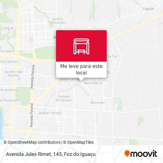 Avenida Jules Rimet, 145 mapa