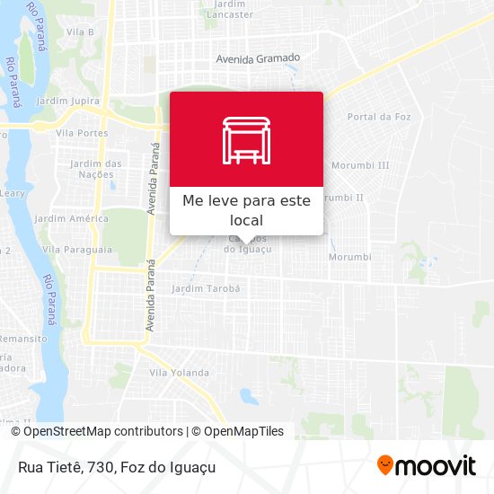 Rua Tietê, 730 mapa