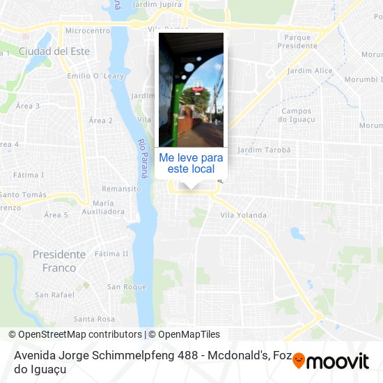 Avenida Jorge Schimmelpfeng 488 - Mcdonald's mapa