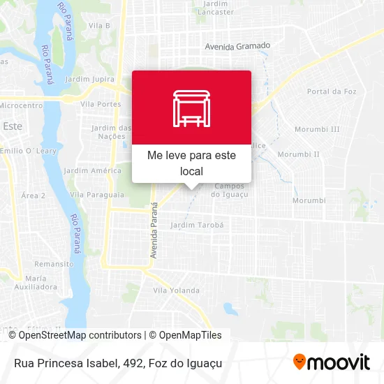 Rua Princesa Isabel, 492 mapa
