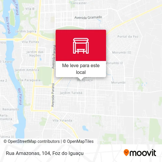 Rua Amazonas, 104 mapa