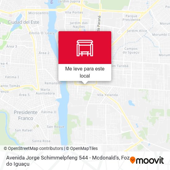 Avenida Jorge Schimmelpfeng 544 - Mcdonald's mapa