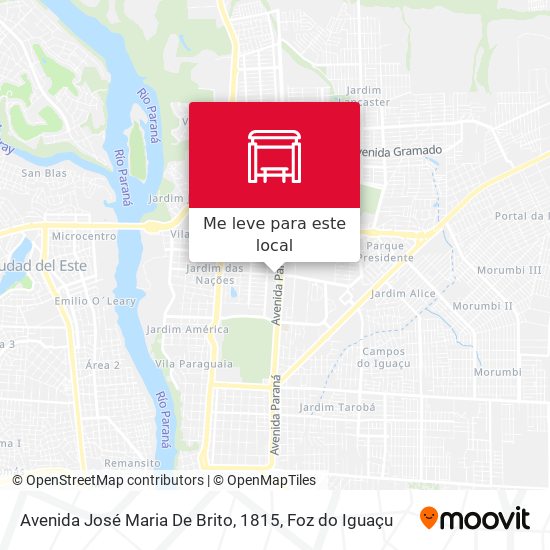 Avenida José Maria De Brito, 1815 mapa