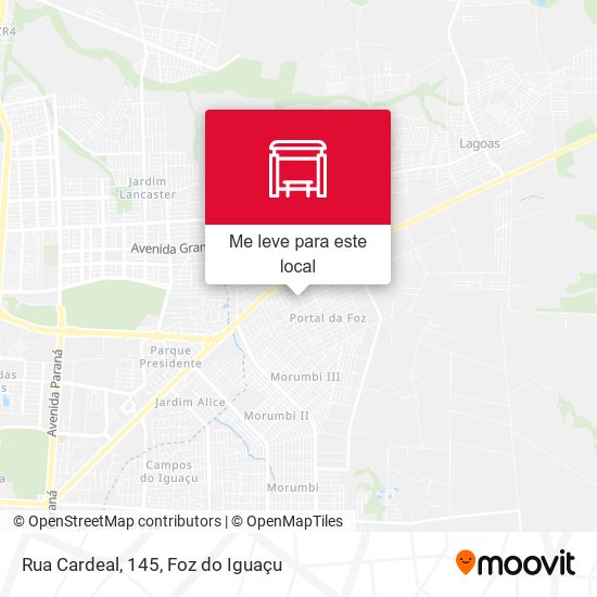 Rua Cardeal, 145 mapa