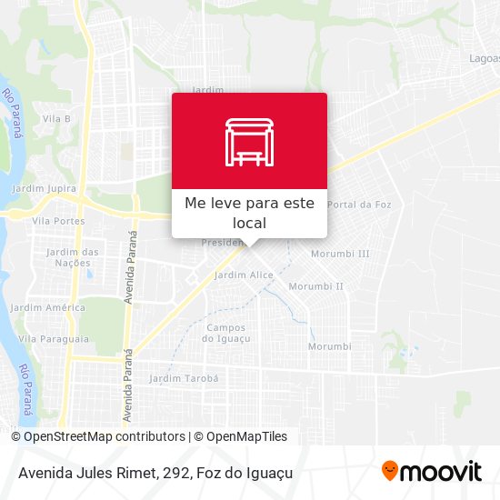 Avenida Jules Rimet, 292 mapa