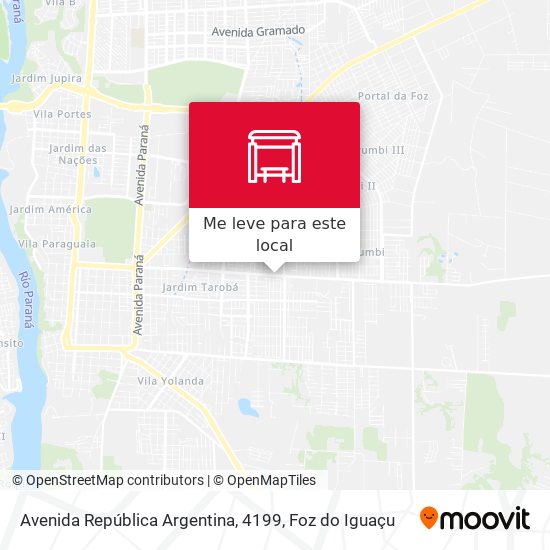 Avenida República Argentina, 4199 mapa