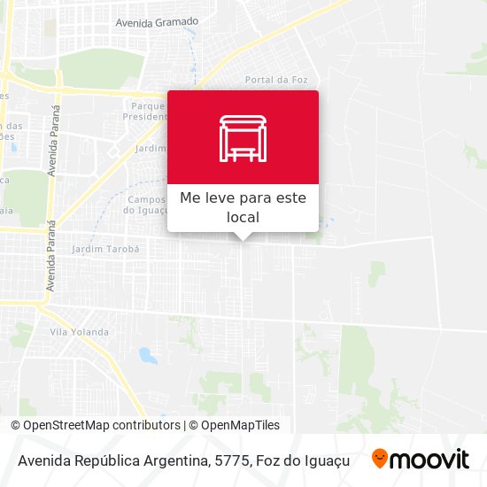 Avenida República Argentina, 5775 mapa