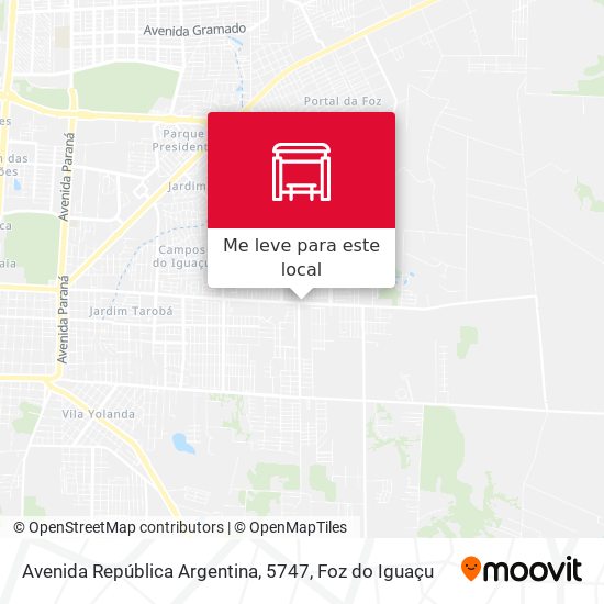 Avenida República Argentina, 5747 mapa