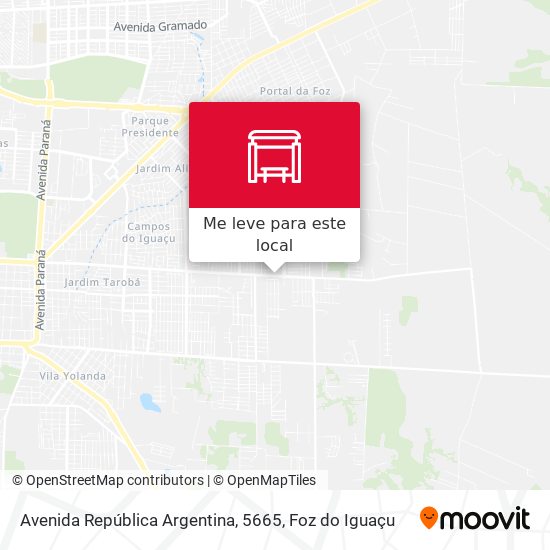 Avenida República Argentina, 5665 mapa