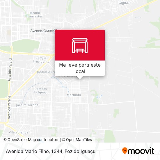 Avenida Mario Filho, 1344 mapa