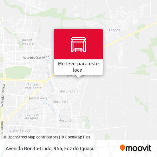 Avenida Bonito-Lindo, 966 mapa