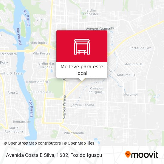 Avenida Costa E Silva, 1602 mapa
